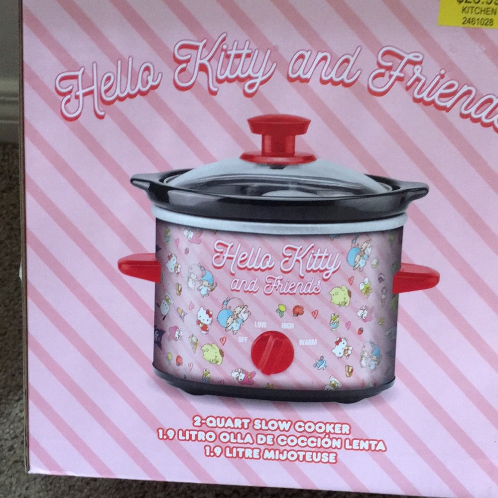Hello Kitty Slow Cooker with Red Accents